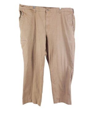 Duluth Trading Co Flex Ballroom Khakis Mens Size 44x30 Brown Chino Pants